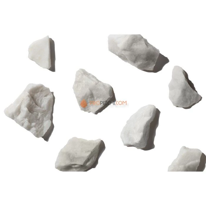 Камни Кварц колотый для дровяных печей