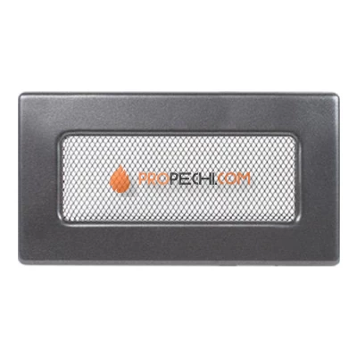 Вент.решетка 110х240 мм. графит