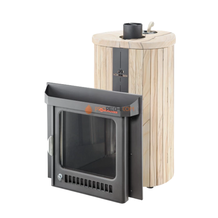 Дровяная печь для бани Ферингер Малютка До 18 м³ - Окаменевшее дерево цельный