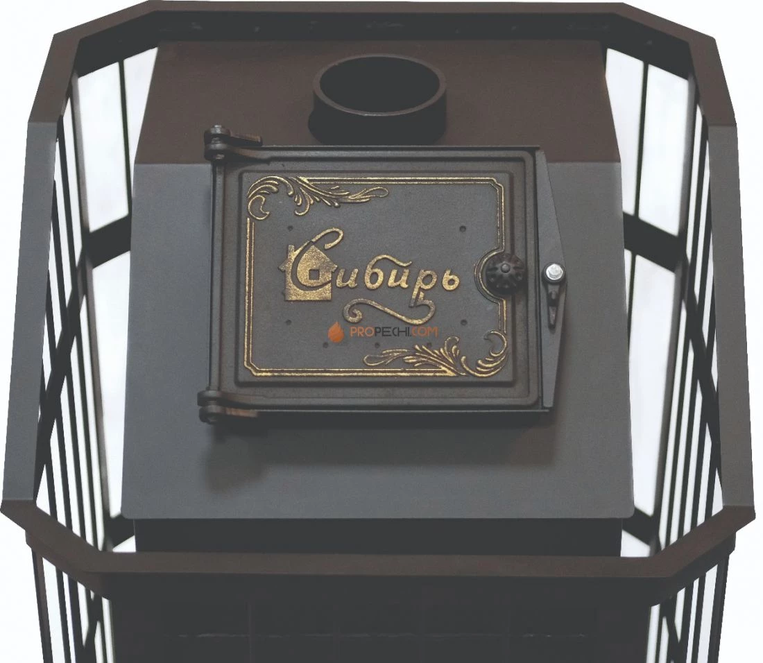 Банная печь "Сибирь" с закрытой каменкой