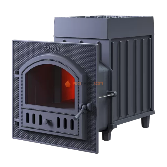 Чугунная печь для бани Гефест Гроза 18П