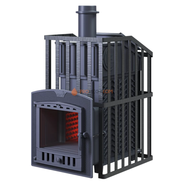 Чугунная печь для бани Гефест GFS ЗК 25П2 Ураган