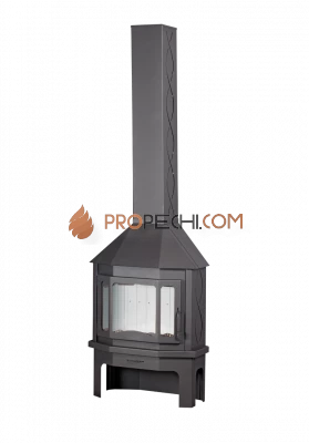 Камин МЮНХЕН ПРИСТЕННО УГЛОВОЙ графит