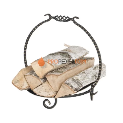 Кованая дровница Везувий D140S