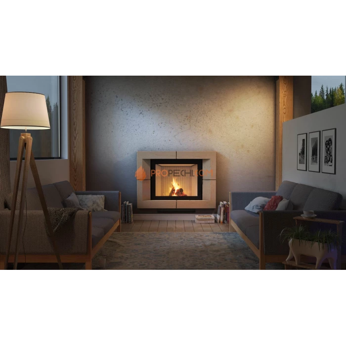 Каминная топка стальная Kratki NADIA/13 (13 кВт)