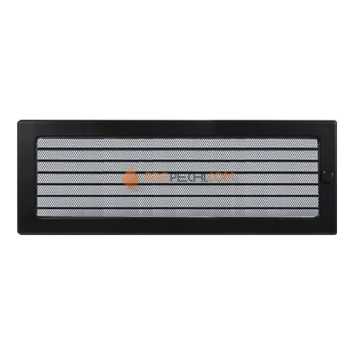 Вент.решетка 170х480 мм. черный  с жалюзи