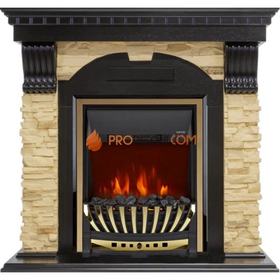 Каминокомплект Royal Flame Dublin - Венге / Сланец с очагом Aspen Gold