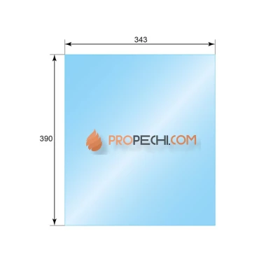 Стекло ASTON (343х390) Печь-камин