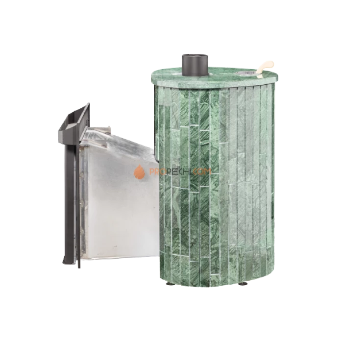 Дровяная печь для бани Ферингер Макси До 38 м³ - Верде Гватемала наборный