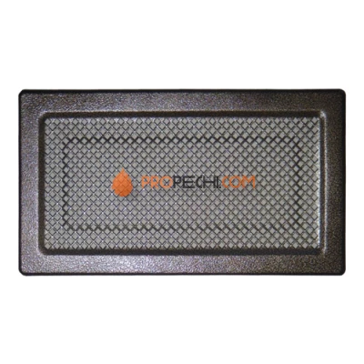 Решетка каминная стальная Серебро 160х315 Tarnavva