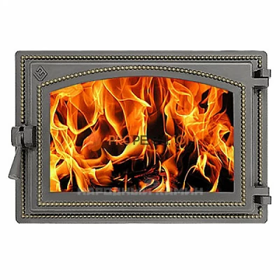 Дверка каминная 230 (бронза) 410x280 мм