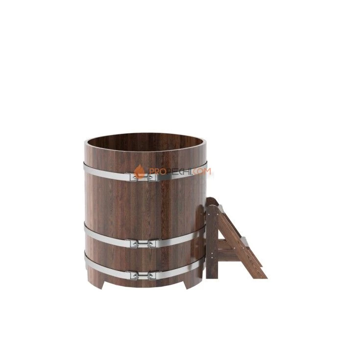 Купель BentWood овальная из мореной лиственницы 0,92х1,66