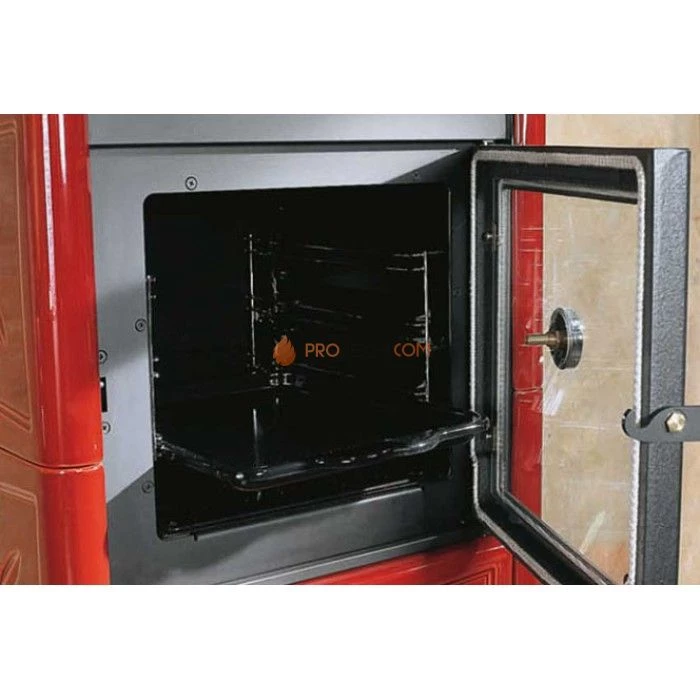 Печь-камин La Nordica Nicoletta Forno EVO Bordeaux