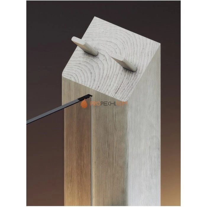 Дверь для бани DoorWood Престиж Маятниковая Легенда Бронза Матовая, 2000x800 мм