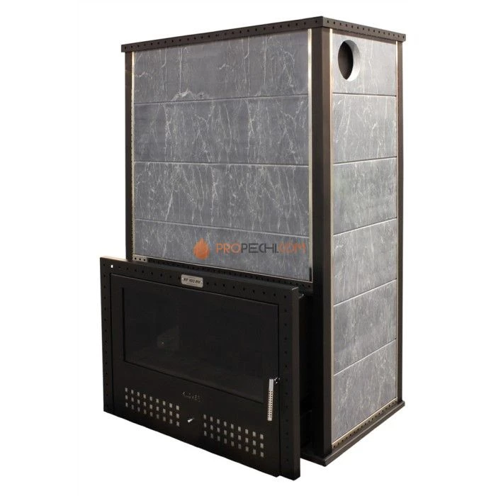 Дровяная печь для бани Klover RT 100-RV ( Талькомагнезит 40 мм )