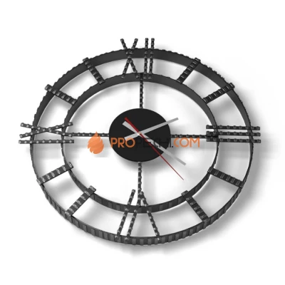 Часы кованные Везувий 2Ч