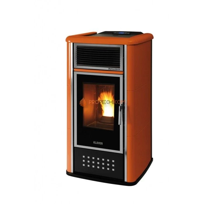Отопительная печь Klover BELVEDERE 22 (охра)