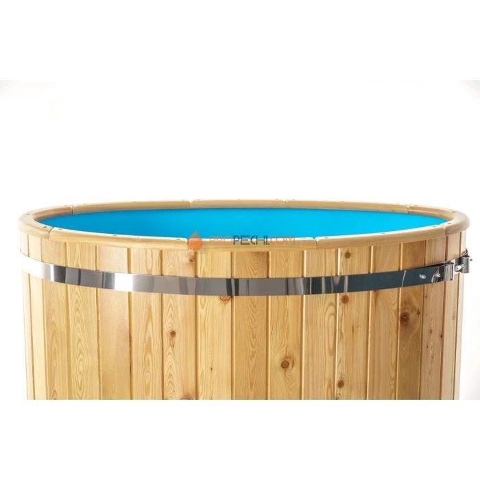 Купель овальная НКЗ из лиственницы, 120x78x140 см