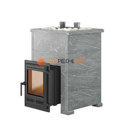 Чугунная печь для бани Эверест Steam Master 30 Талькохлорит, S-40