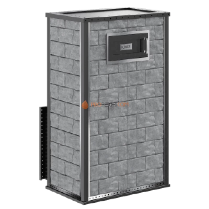 Дровяная печь для бани Klover RT 100-RV ( Талькомагнезит, Design 02 )