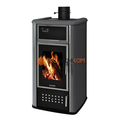 Отопительная печь Klover BELVEDERE 20 (серебро)