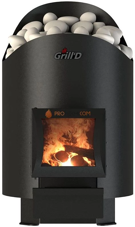 Банная печь Grill'D Aurora 160 Short (дверца со стеклом)