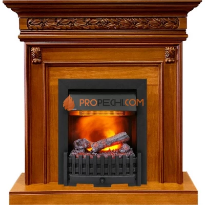 Каминокомплект Dimplex Valletta - Орех с очагом Danville Black FB2