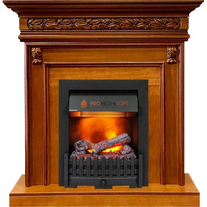 Каминокомплект Dimplex Valletta - Орех с очагом Danville Black FB2