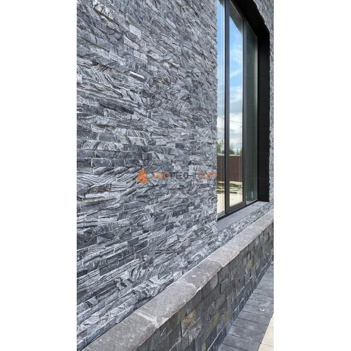 Панель Неоклассик мрамор древесный серый (600х150мм) упак. (6шт/0,54м2)