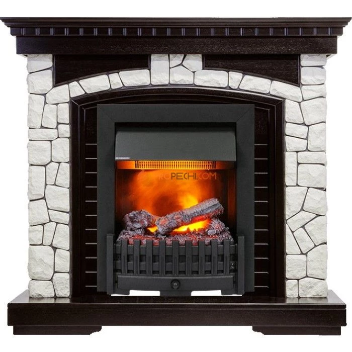 Каминокомплект Dimplex Glasgow - Венге / Белый с очагом Danville Black FB2