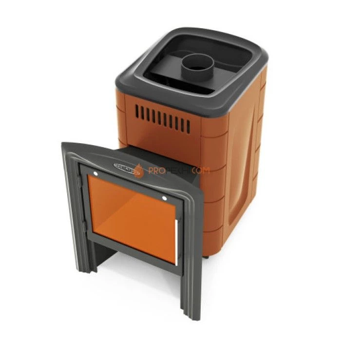 Печь для бани Термофор Компакт 2017 Carbon Витра терракота