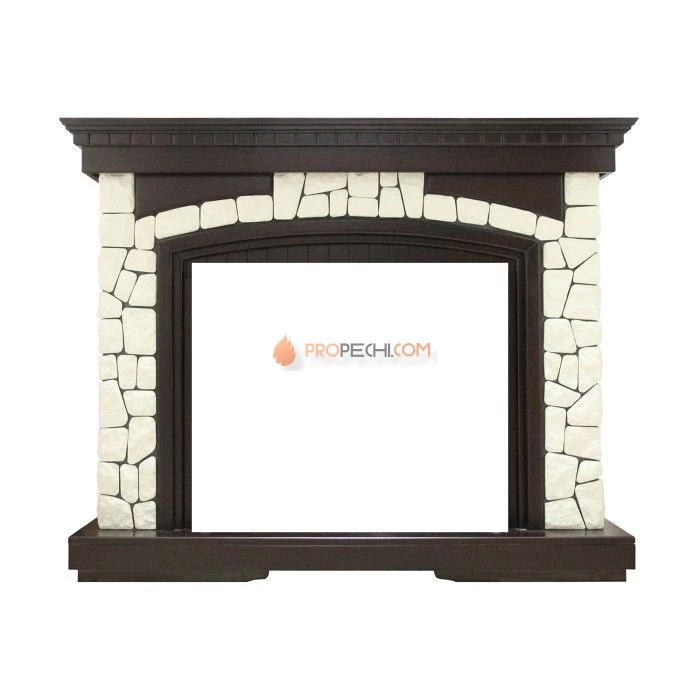 Портал Dimplex Glasgow - Темный дуб / Белый (Высота 1070 мм)