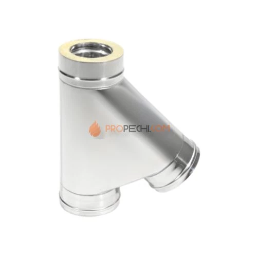 Тройник Термо 45* ТРТ-Р 310-0.8/304 D200/300 с хомутом