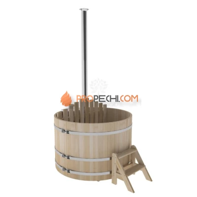 Фурако BentWood из кедра D=1.5 с внутренней печкой премиум