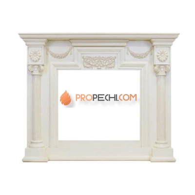 Портал Royal Flame London - Слоновая кость с патиной Vision 3435