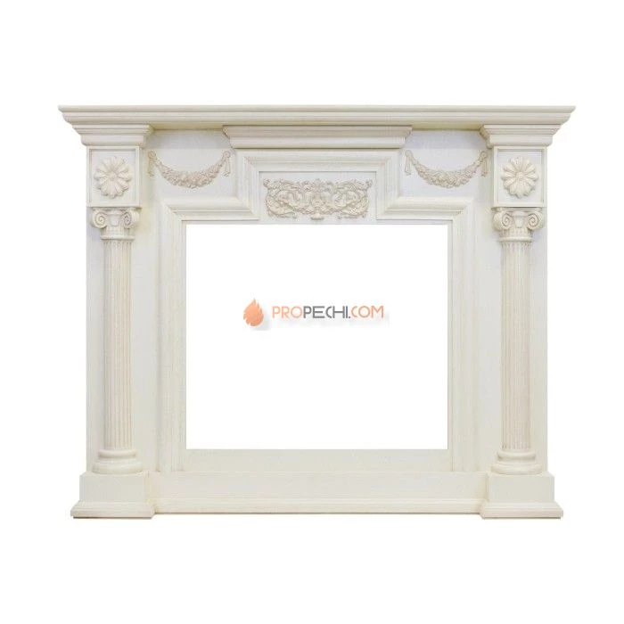 Портал Royal Flame London - Слоновая кость с патиной Vision 3435