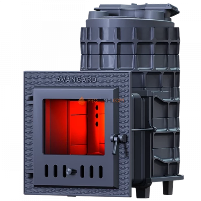 Чугунная печь для бани Гефест Авангард ЗК 25М