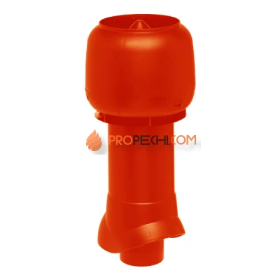 Вентиляционный выход изолированный с колпаком 110/160/500 красный