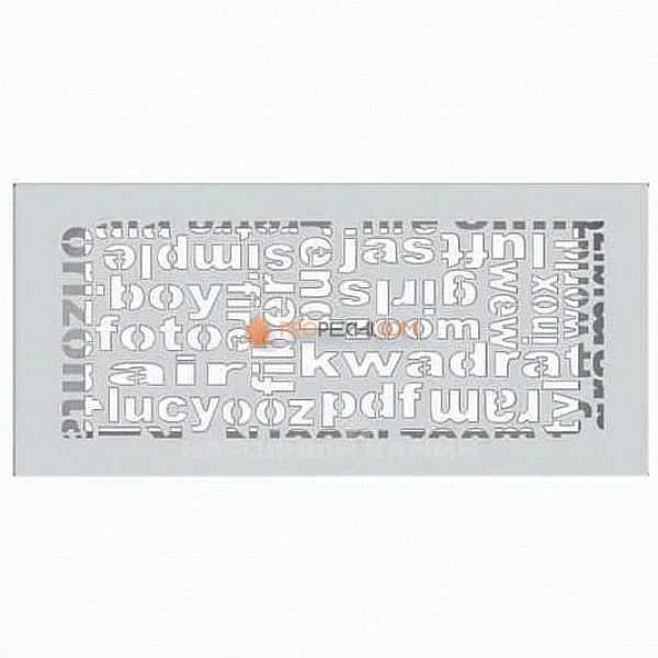 АВС 170х370 мм. белая (Дисконт)