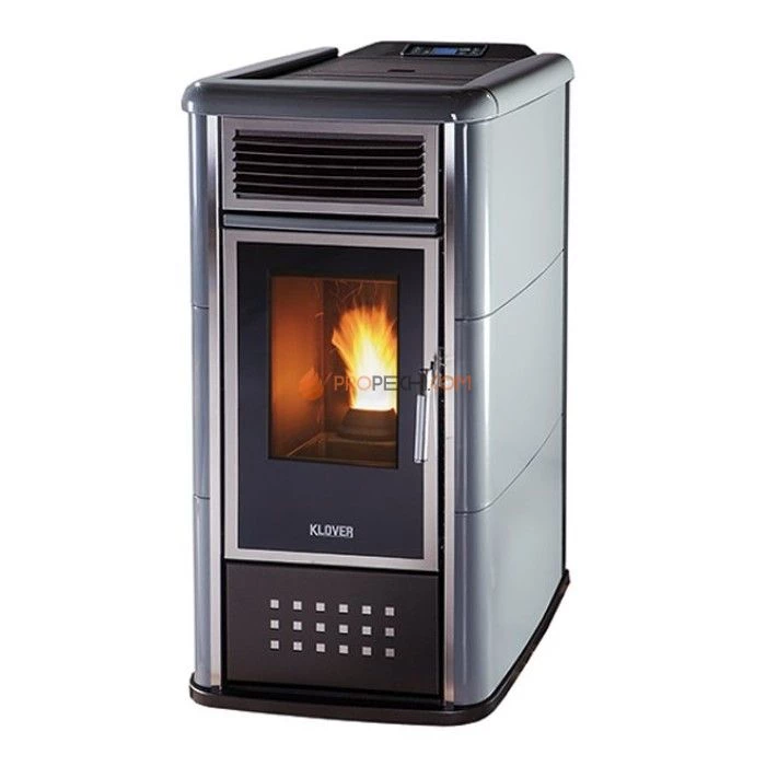 Отопительная печь Klover BELVEDERE 28 (серебро)