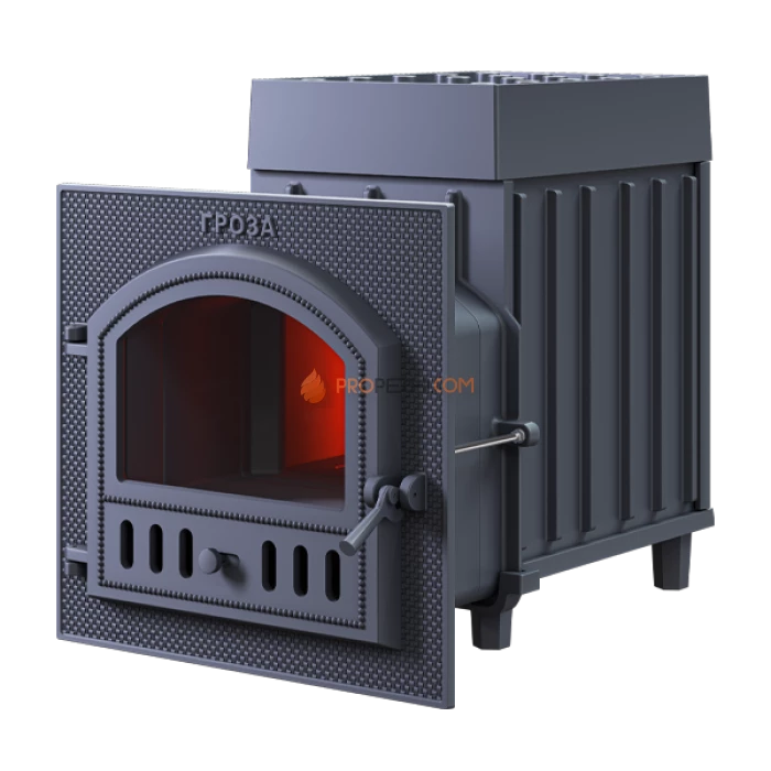 Чугунная печь для бани Гефест Гроза 24П