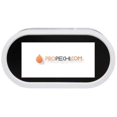 Портал Royal Flame Ellips - Белый с черным (ширина 1450 мм)