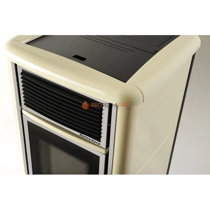 Отопительная печь Klover BELVEDERE 22 (серебро)