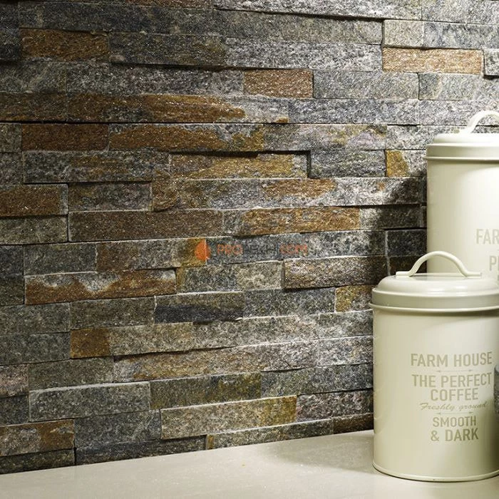 Панель Классик Кварцит Мультиколор (600х150мм) упак. (7шт/0,63м2)