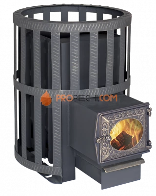 Банная печь Березка "Викинг" 15 (сетчатый кожух, ДТ-3С)