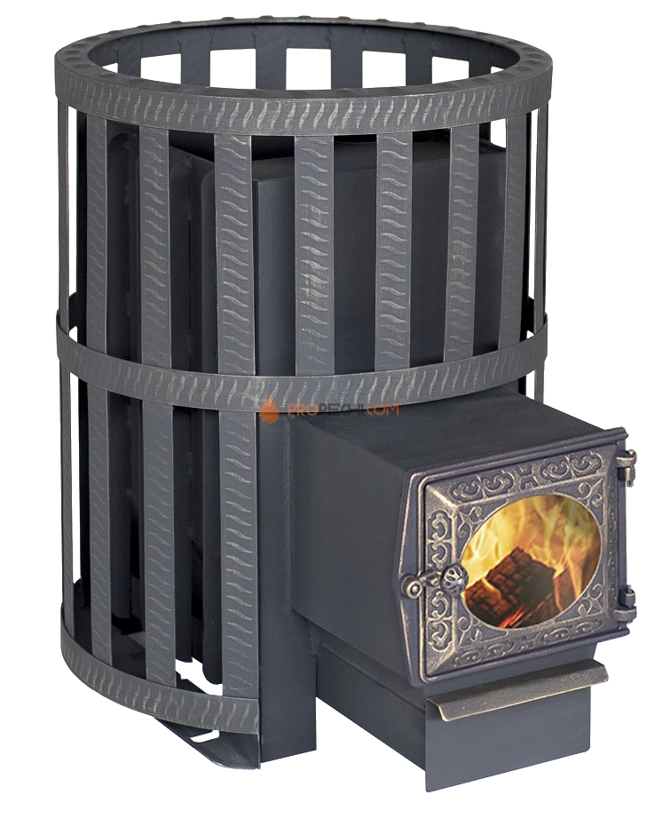 Банная печь Березка "Викинг" 15 (сетчатый кожух, ДТ-3С)