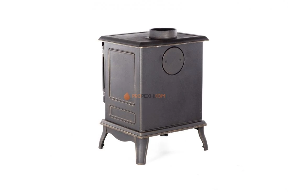 Печь-камин Fireway Paul патина бронза