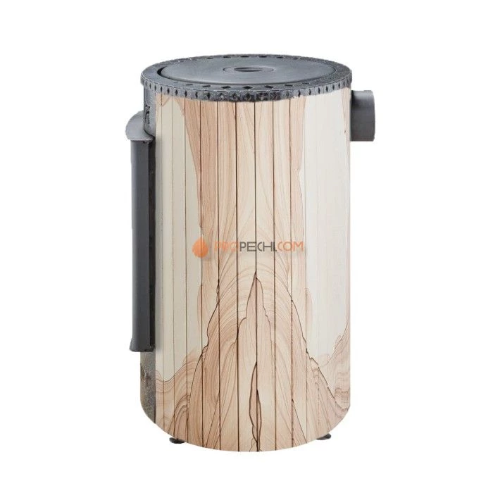 Отопительно-варочная печь Ферингер Нелжа - Окаменевшее дерево перенесенный рисунок