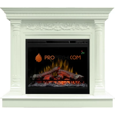 Каминокомплект Dimplex Sicilia - Белый дуб с очагом Symphony 26 inch DF2624L-INT