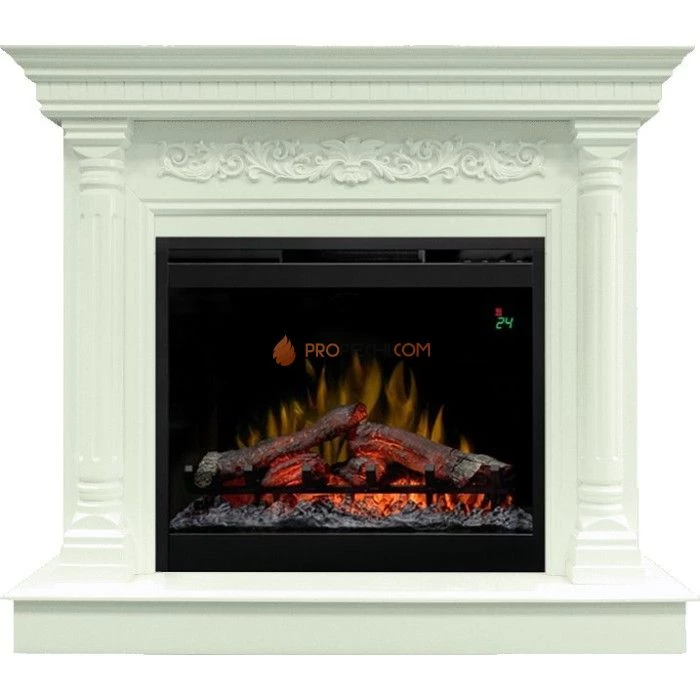 Каминокомплект Dimplex Sicilia - Белый дуб с очагом Symphony 26 inch DF2624L-INT